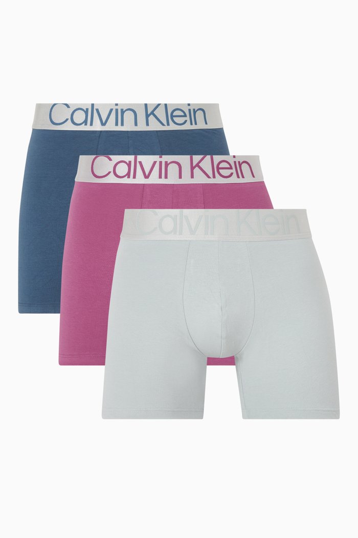 

Boxer Briefs in Cotton, Set of 3, Multicolour