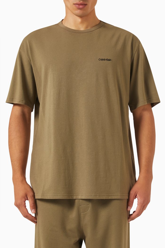 

Lounge T-shirt in Cotton Jersey, Green