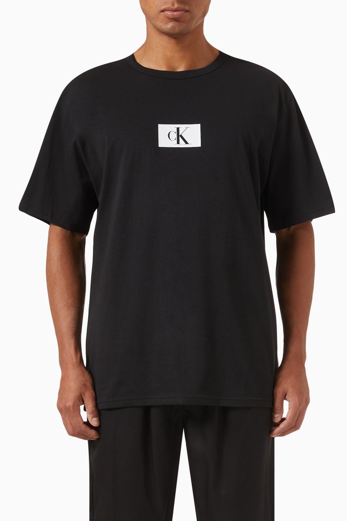 

Lounge T-shirt in Organic Cotton, Black