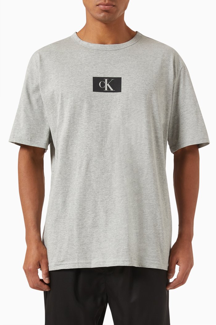 

Lounge T-shirt in Organic Cotton, Grey