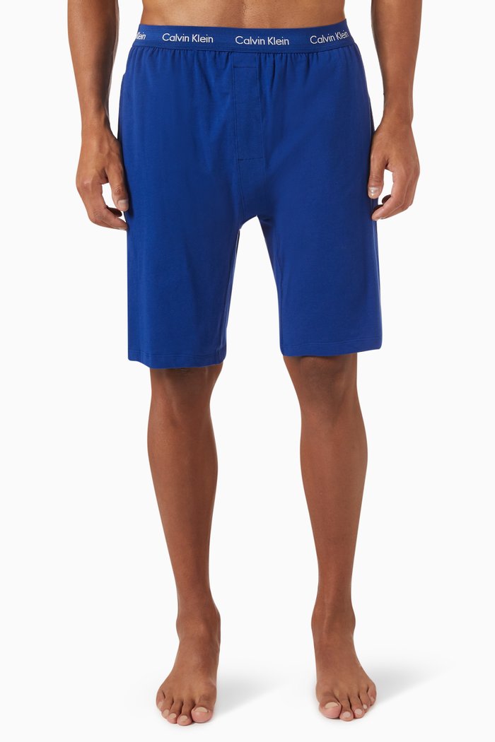 

Sleep Shorts in Cotton, Blue