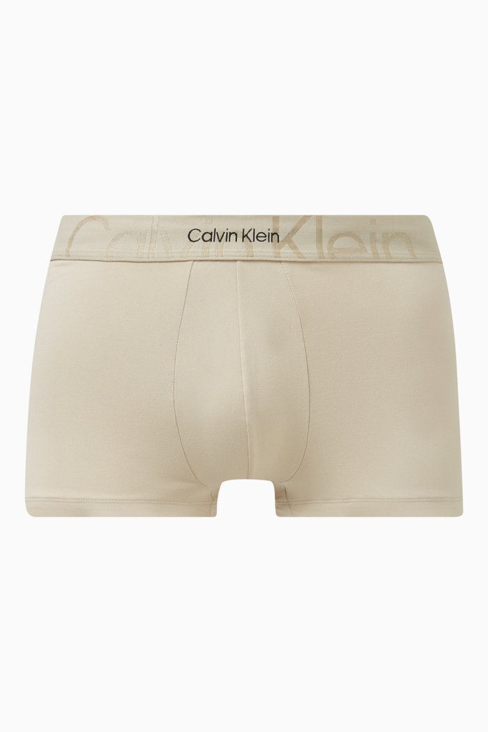 Low Rise Trunk in Nylon Jersey, Neutral