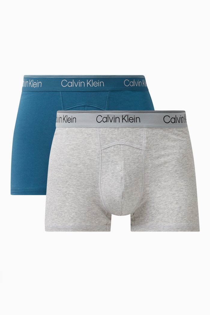 

Logo Trunks in Athletic Cotton, Set of 2, Multicolour
