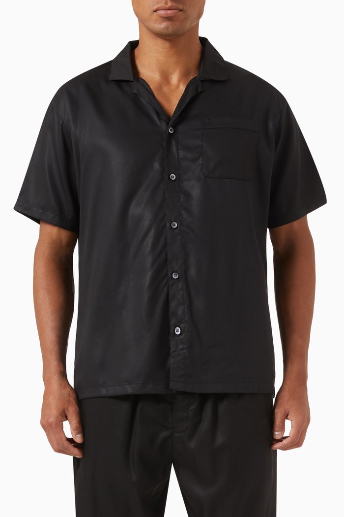 

Pyjama Top in Lyocell, Black