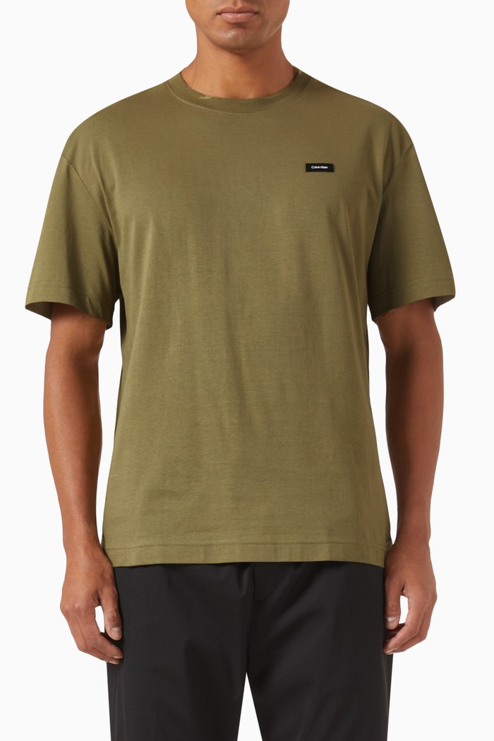 

T-shirt in Recycled Cotton, Green