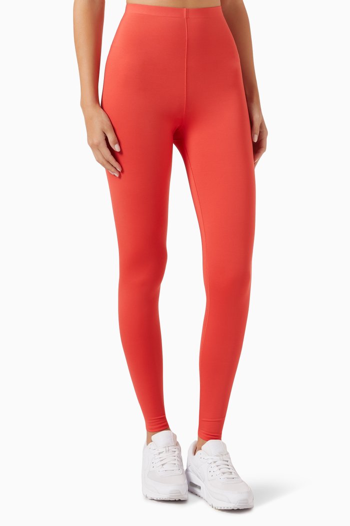 

Pocket Gym Leggings in Stretch Polyester, Orange