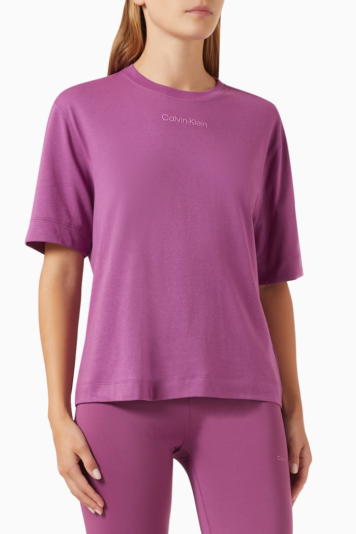 

Gym T-shirt in Jersey, Pink