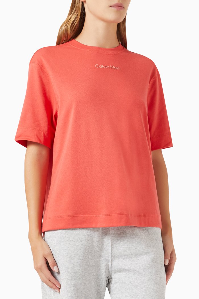 

Gym T-shirt in Jersey, Orange
