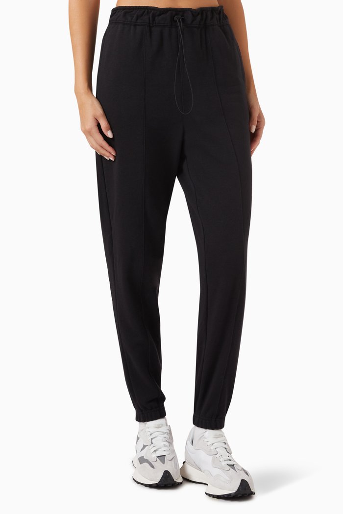 

Logo Joggers in Cotton Terry, Black