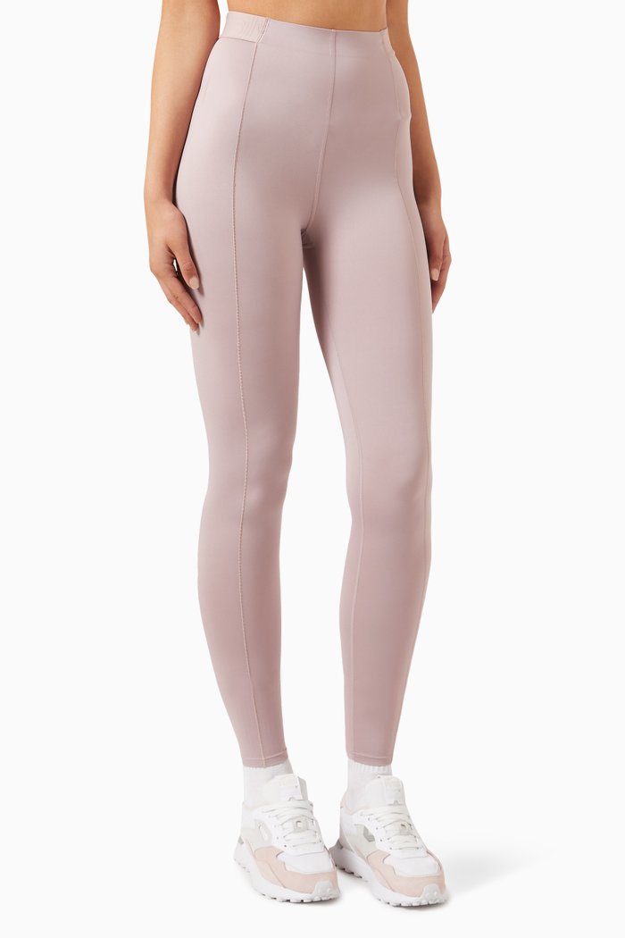 

7/8 Pocket Gym Leggings in Stretch Jersey, Pink