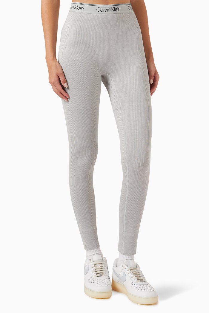 

Performance 7/8 Gym Leggings in Cotton-blend, Grey