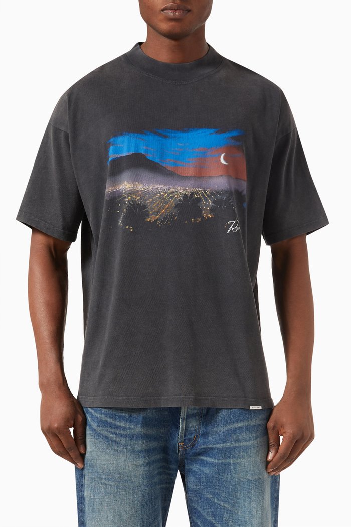 

The Hills T-shirt in Cotton Jersey, Grey