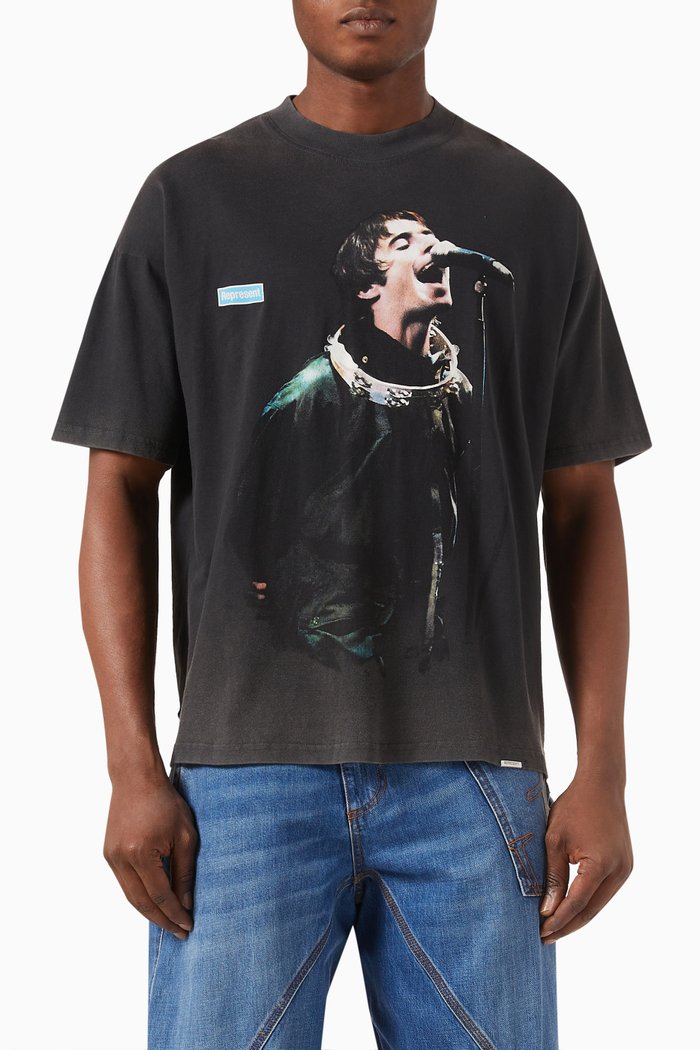 

Tambourine T-shirt in Cotton, Black