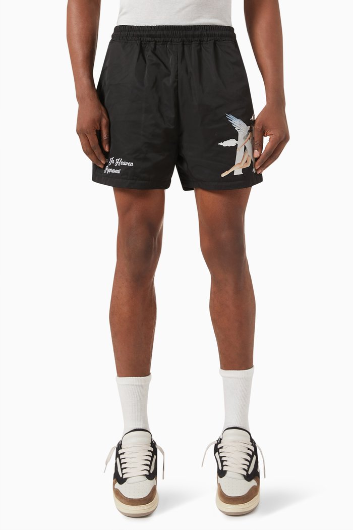 

Storms In Heaven Shorts in Nylon, Black