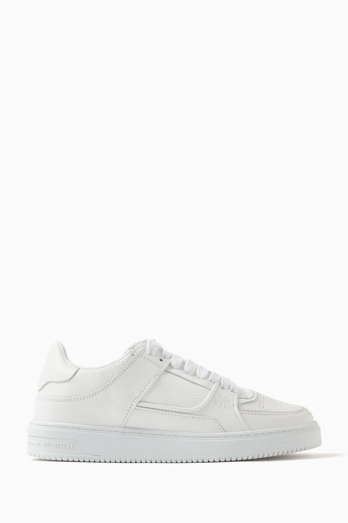 

Apex Sneakers in Suede & Leather, White