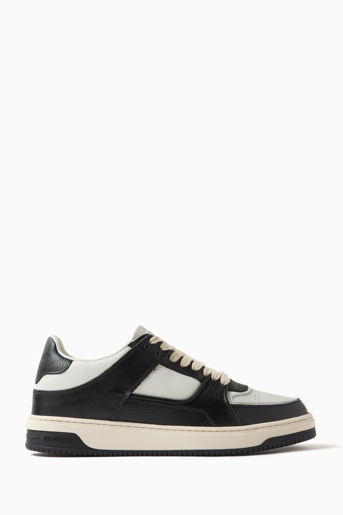 

Apex Sneakers in Suede & Leather, Black