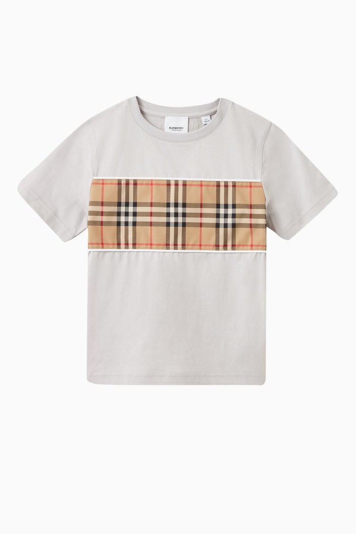 

Cedar Logo T-shirt in Cotton, Grey