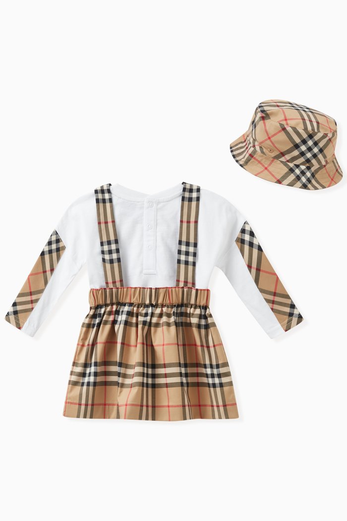 

Odette 3-piece Dress Set in Cotton, Neutral