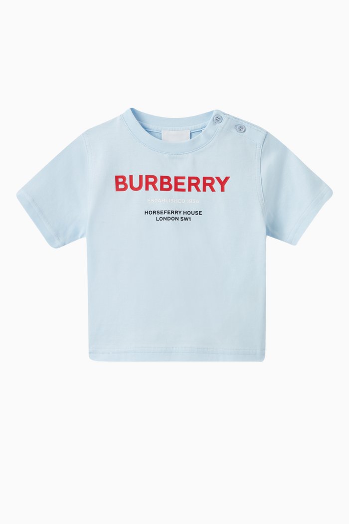 

Cedar Logo T-shirt in Cotton, Blue