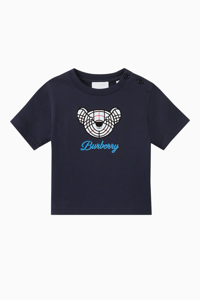 

Roscoe Bear T-shirt in Cotton, Blue