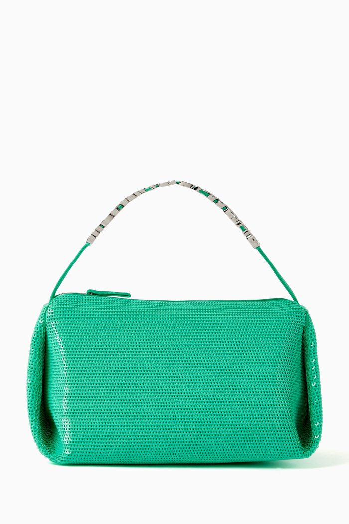 

Micro Marquess Bag in Sequins, Green