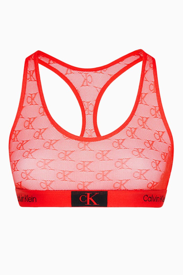 

1996 Logo Sports Bra in Lace, Red