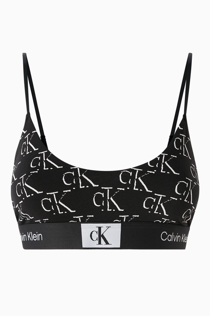 

1996 Bralette in Cotton-blend, Black