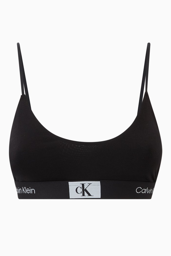 

1996 Bralette in Cotton-blend, Black