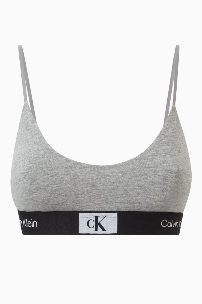 

1996 Bralette in Cotton-blend, Grey