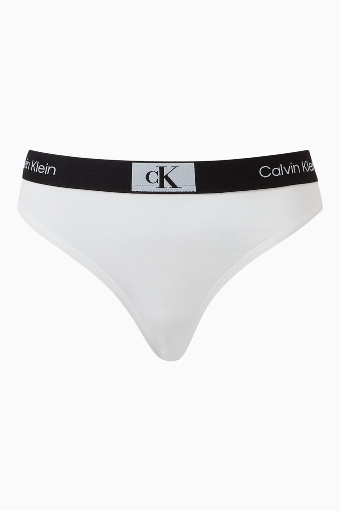 

1996 Modern Thong in Cotton-blend, White