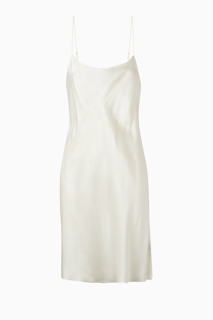 

Lounge Chemise in Satin, Neutral