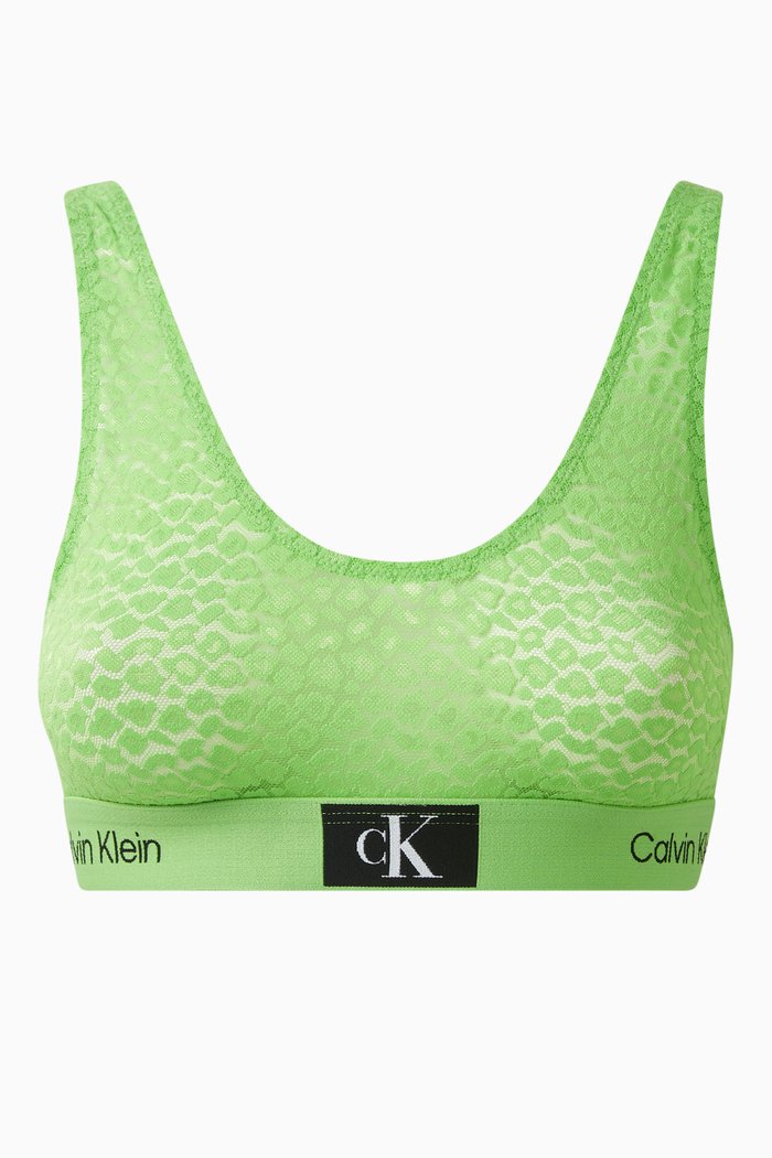 

1996 Bralette in Lace, Green