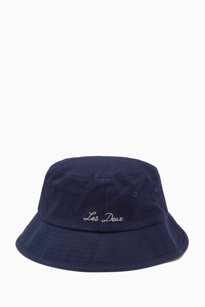 

Bucket Hat in Cotton Twill, Blue