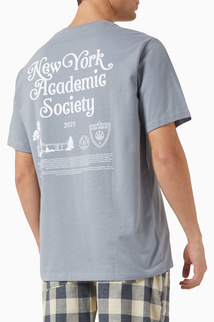 

New York T-shirt in Cotton, Blue