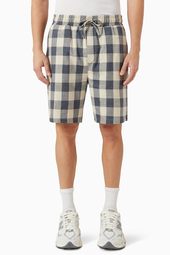 Hank Buffalo Shorts in Cotton, Multicolour