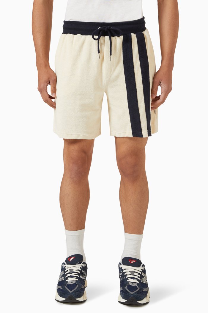 

Javier Towel Sports Shorts in Cotton-poly Blend, Neutral