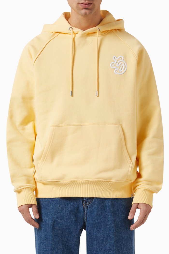 

Darren Hoodie in Cotton, Yellow