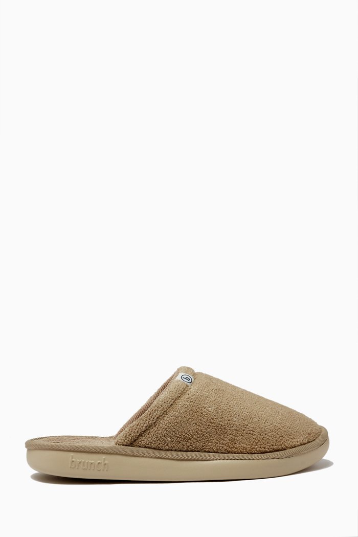 

l’Essentiel Slippers in Recycled Terry, Neutral