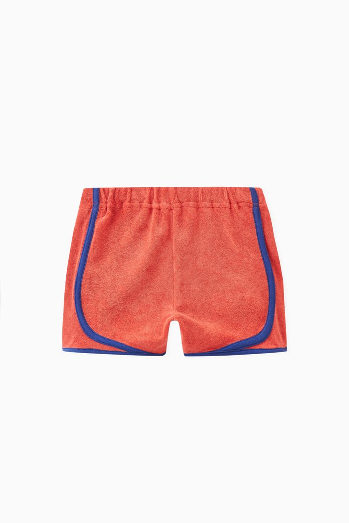 

Saturne Ketchup Shorts in Cotton Terry Stretch, Red