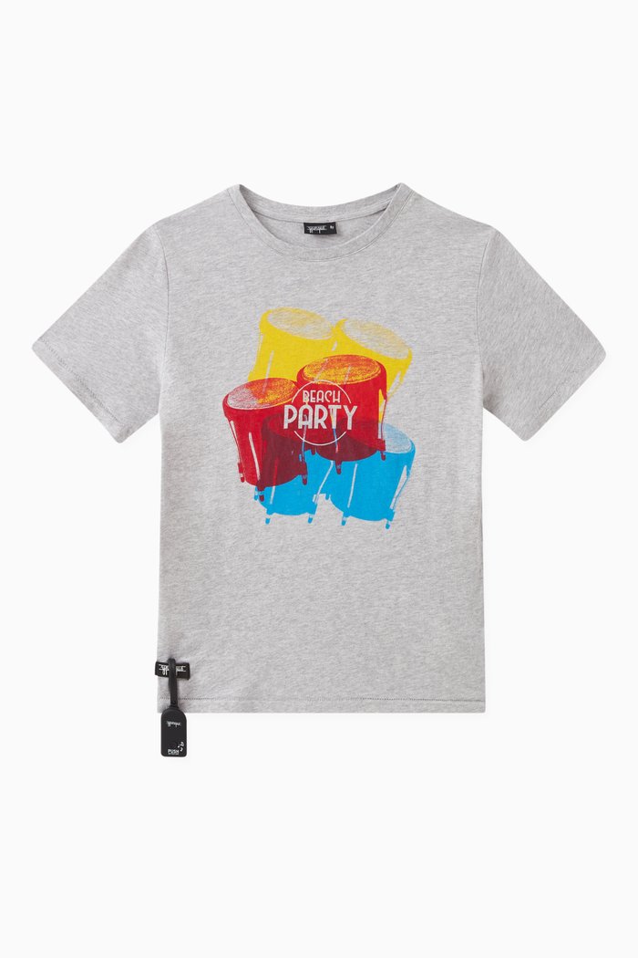 

Bongos Sound T-shirt in Jersey, Grey