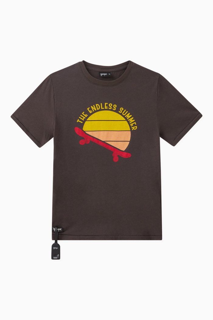 Skate Sound T-shirt in Jersey, Black