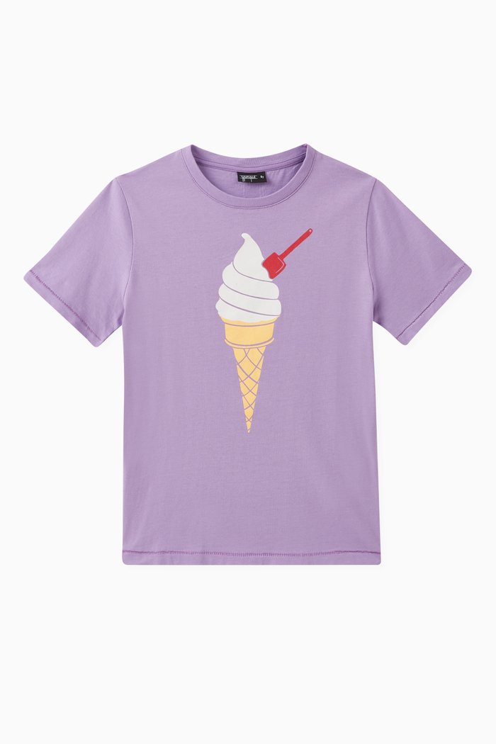 

Ice Cream Solar T-shirt in Jersey, Purple
