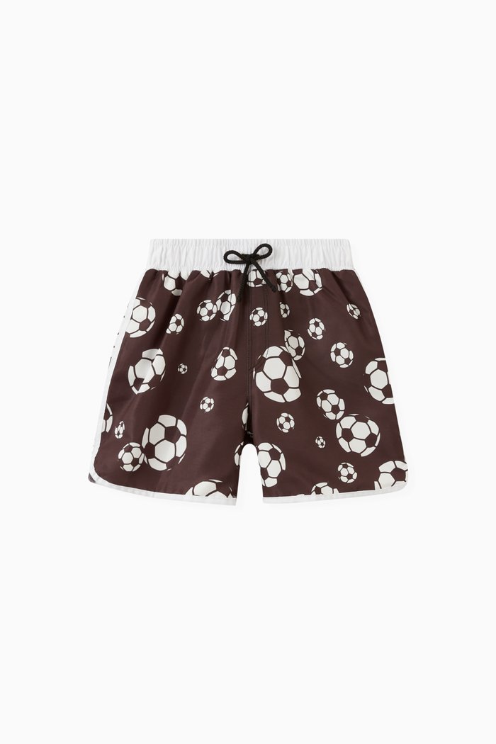 

Socker Balls Retro Swim Shorts, Black