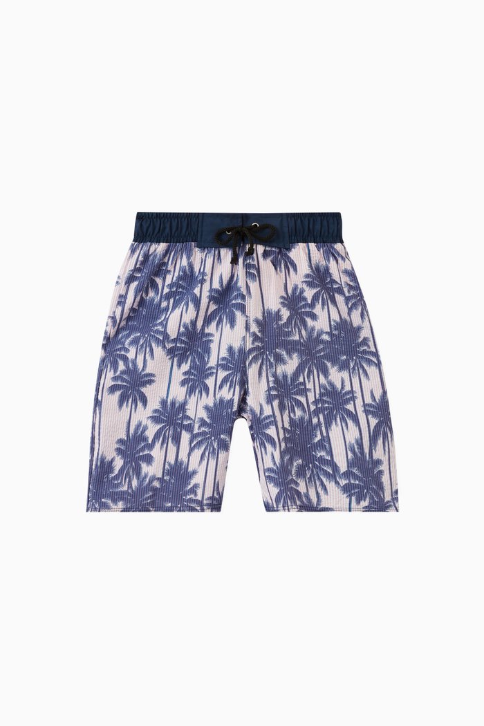 

Palms Print Swim Shorts, Multicolour