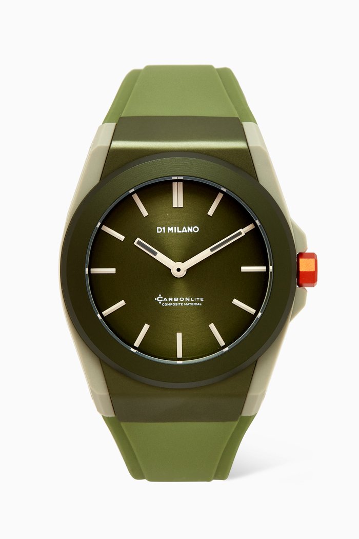 

Carbonlite Watch in Polycarbon, 40.5mm, Green