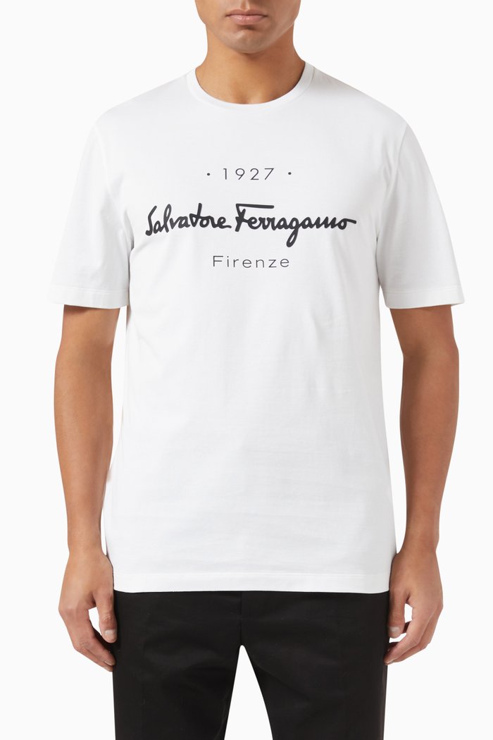 

1927 Signature T-shirt in Cotton, White