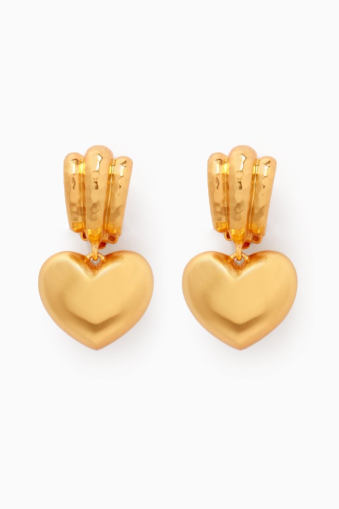 

Little Love Bubble Clip-on Earrings in 24kt Yellow Gold-plating