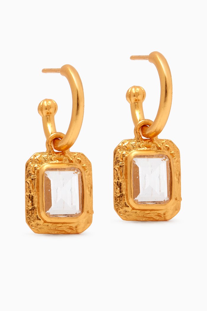 

Breeze Earrings in 24kt Gold-plated Metal