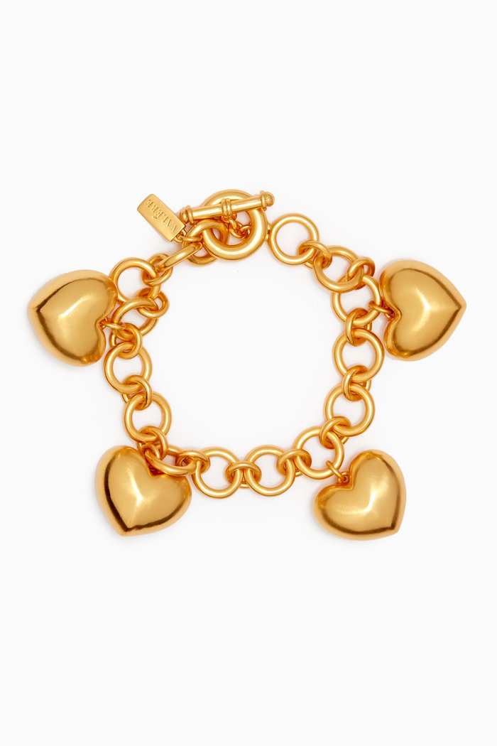 

Bubble Bracelet in 24kt Gold-plated Brass