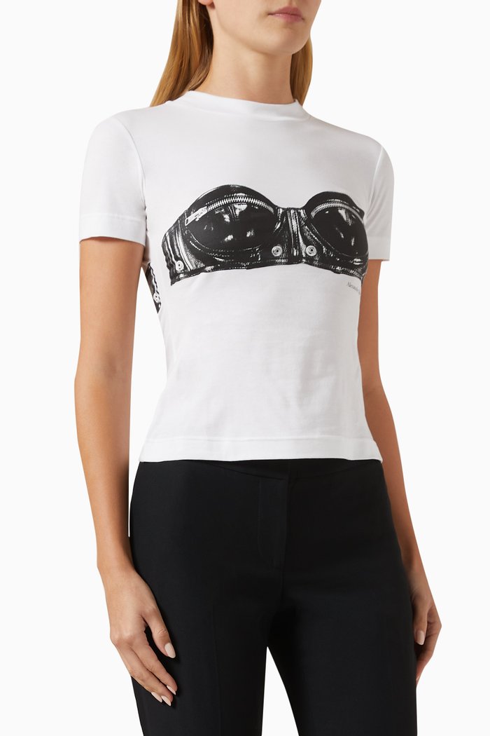 

Biker Bra T-shirt in Jersey, Multicolour